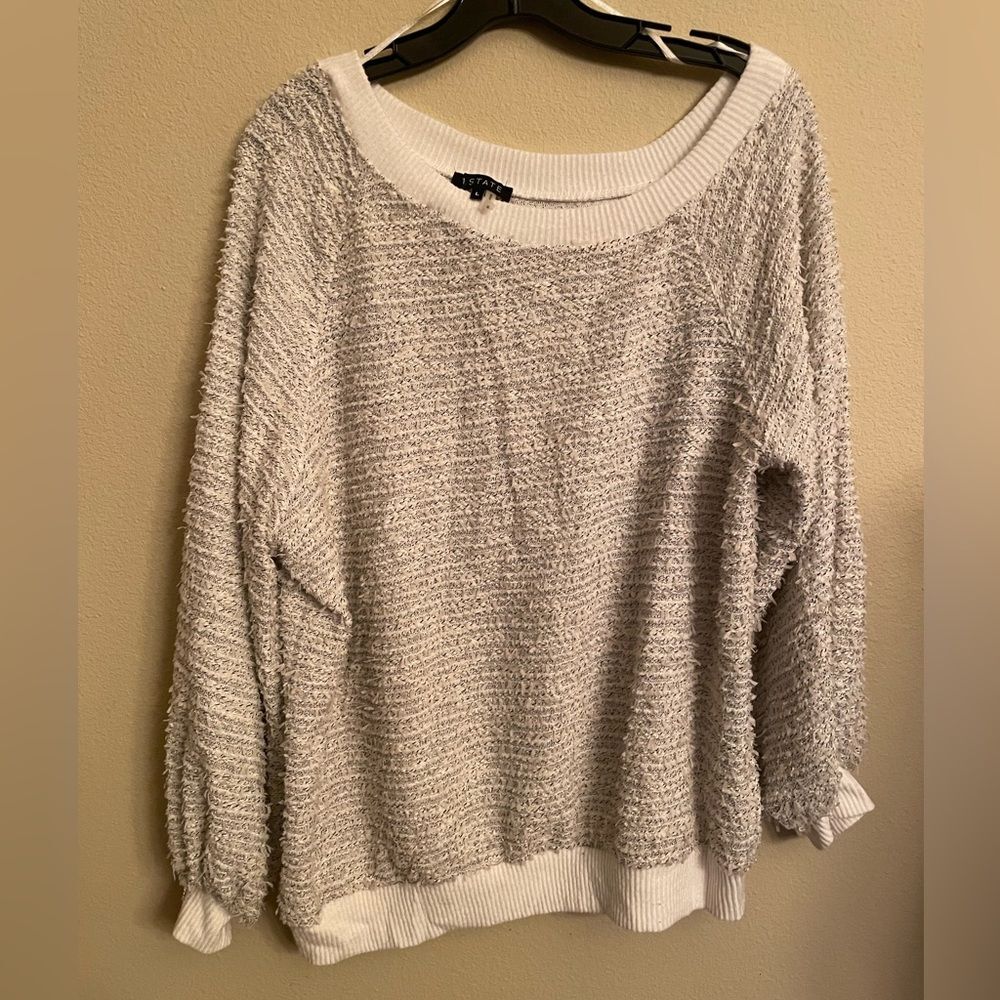 1 state sweater sweatshirt size L